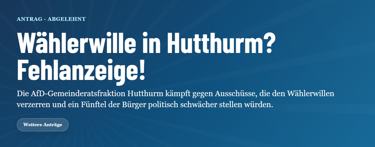 AfD Hutthurm Büchlberg
